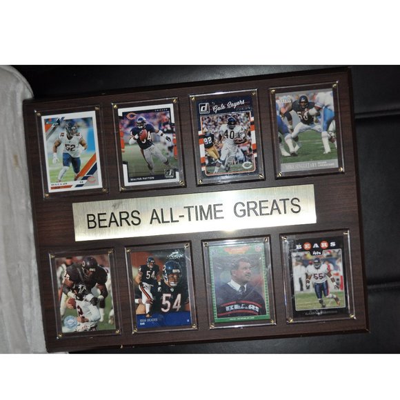 Bears All-Time Greats Plaque Collectibles 12'' x 15'' football cards - Picture 1 of 6